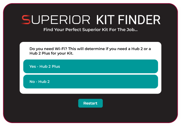 Ajax Systems Superior Kit Finder