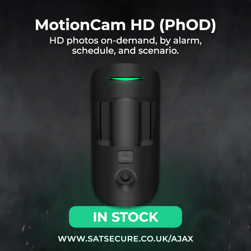 Ajax: MotionCam HD (PhOD) - In Stock