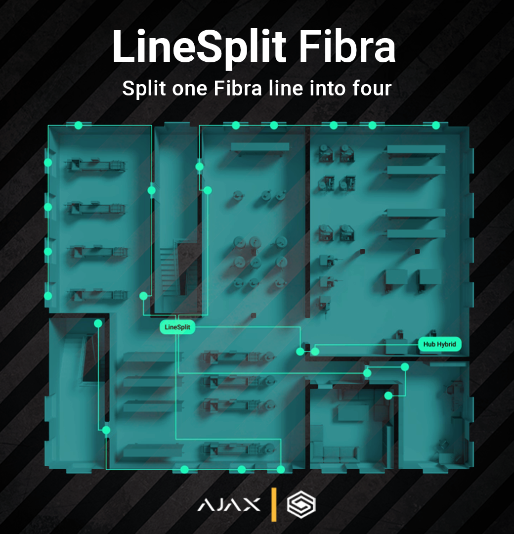 Ajax LineSplit Fibra