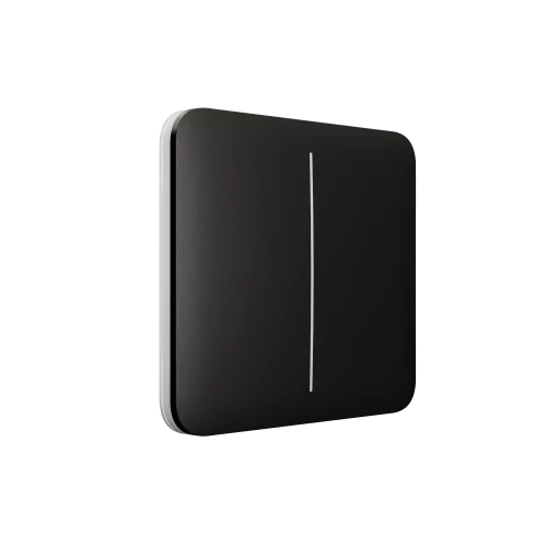 Ajax SoloButton LightSwitch (2-gang) Black
