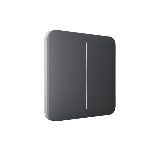 Ajax SoloButton LightSwitch (2-gang) Graphite