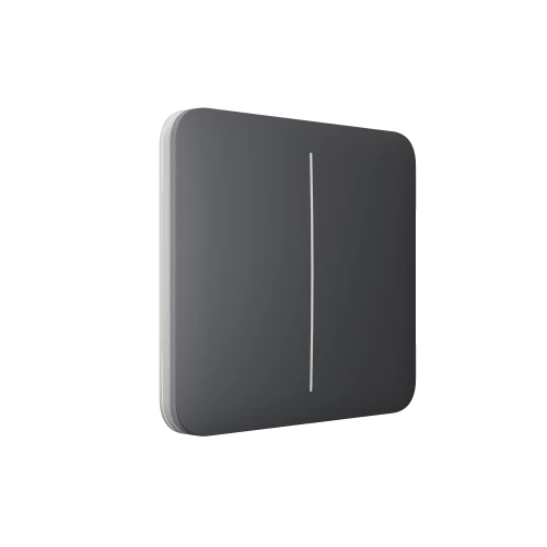 Ajax SoloButton LightSwitch (2-gang) Graphite