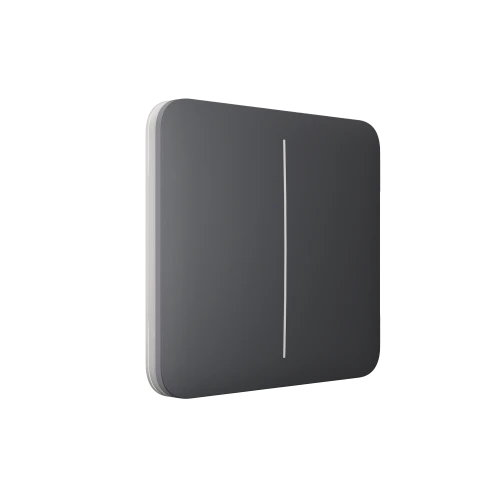 Ajax SoloButton LightSwitch (2-gang) Graphite