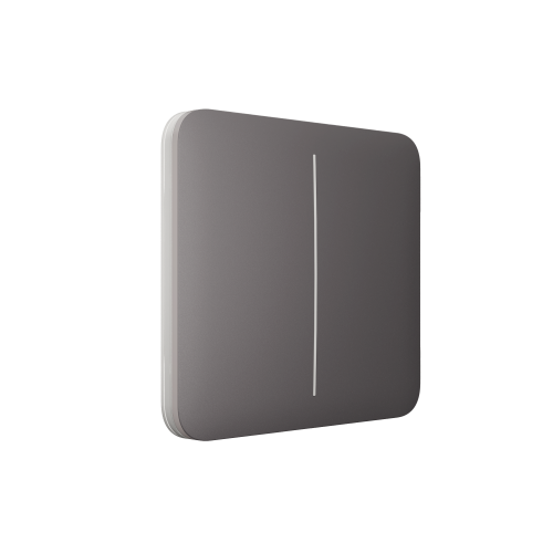 Ajax SoloButton LightSwitch (2-gang) Grey