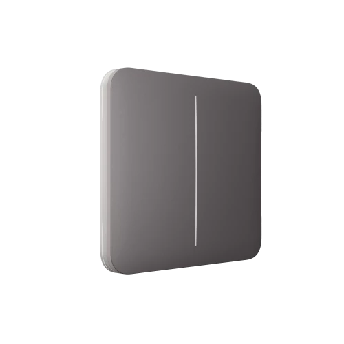 Ajax SoloButton LightSwitch (2-gang) Grey