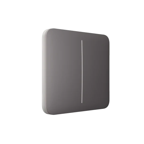 Ajax SoloButton LightSwitch (2-gang) Grey