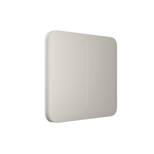 Ajax SoloButton LightSwitch (2-gang) Oyster