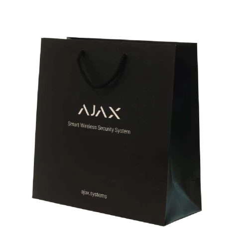 Ajax Paper Bag - Black - 300 x 300 x 120