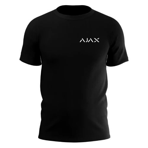Ajax T-Shirt - Medium - Crew Neck - Black