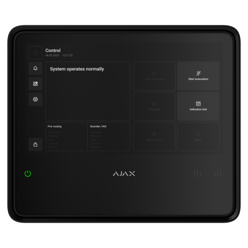 Hub-Front-Black
