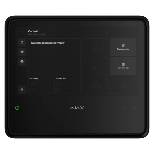 Hub-Front-Black
