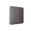 Ajax SoloButton LightSwitch (2-gang) Grey