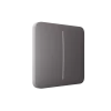 Ajax SoloButton LightSwitch (2-gang) Grey