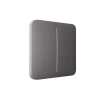 Ajax SoloButton LightSwitch (2-gang) Grey
