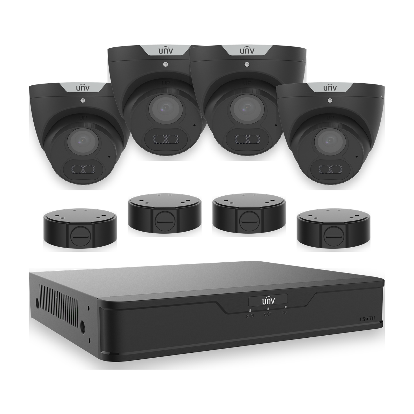 Analogue 8MP 4 Camera Kit Black
