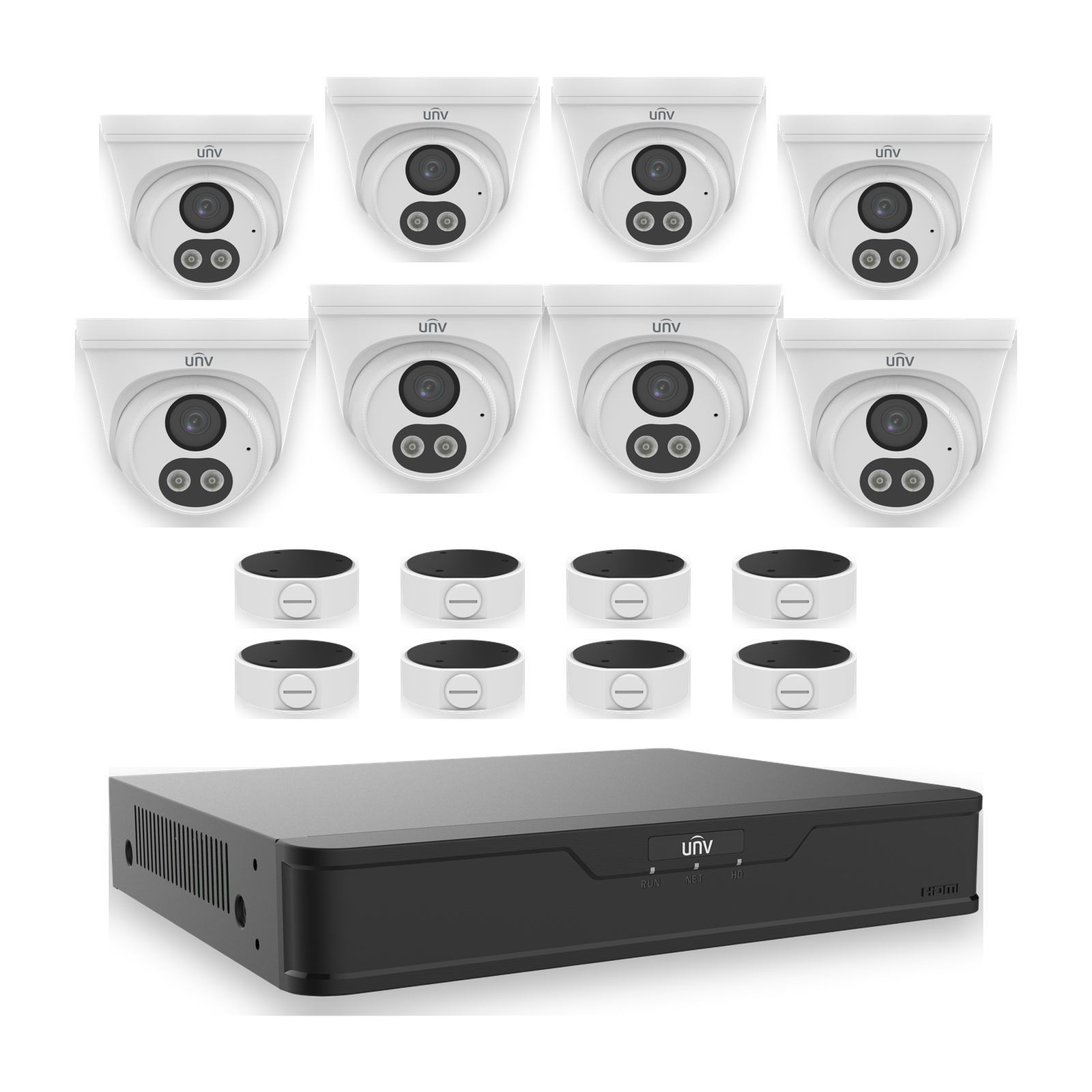 Analogue 5MP 8 Camera Kit White