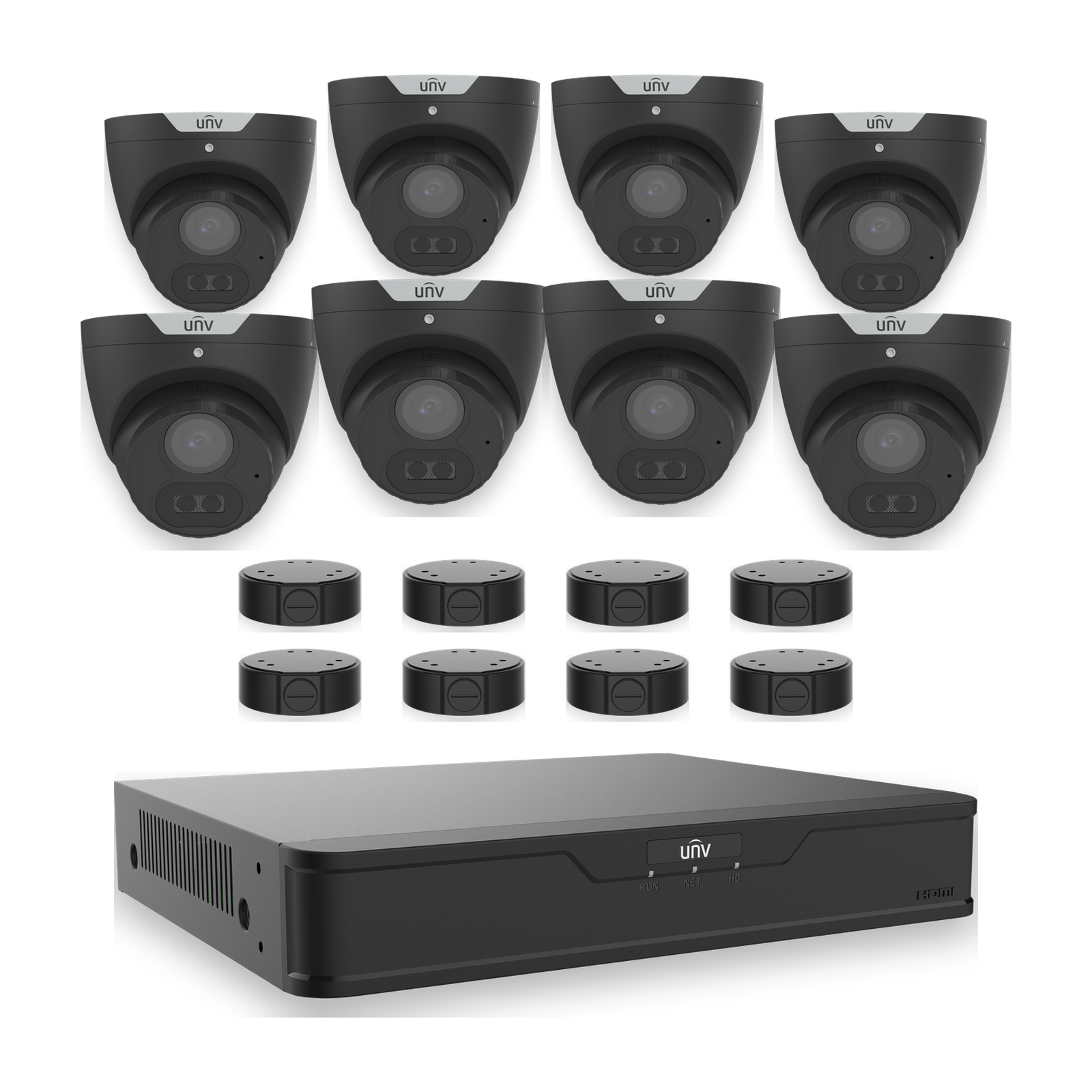 Analogue 8MP 8 Camera Kit Black