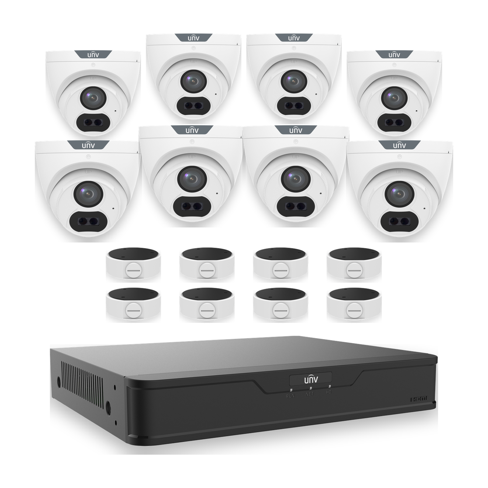 Analogue 8MP 8 Camera Kit White