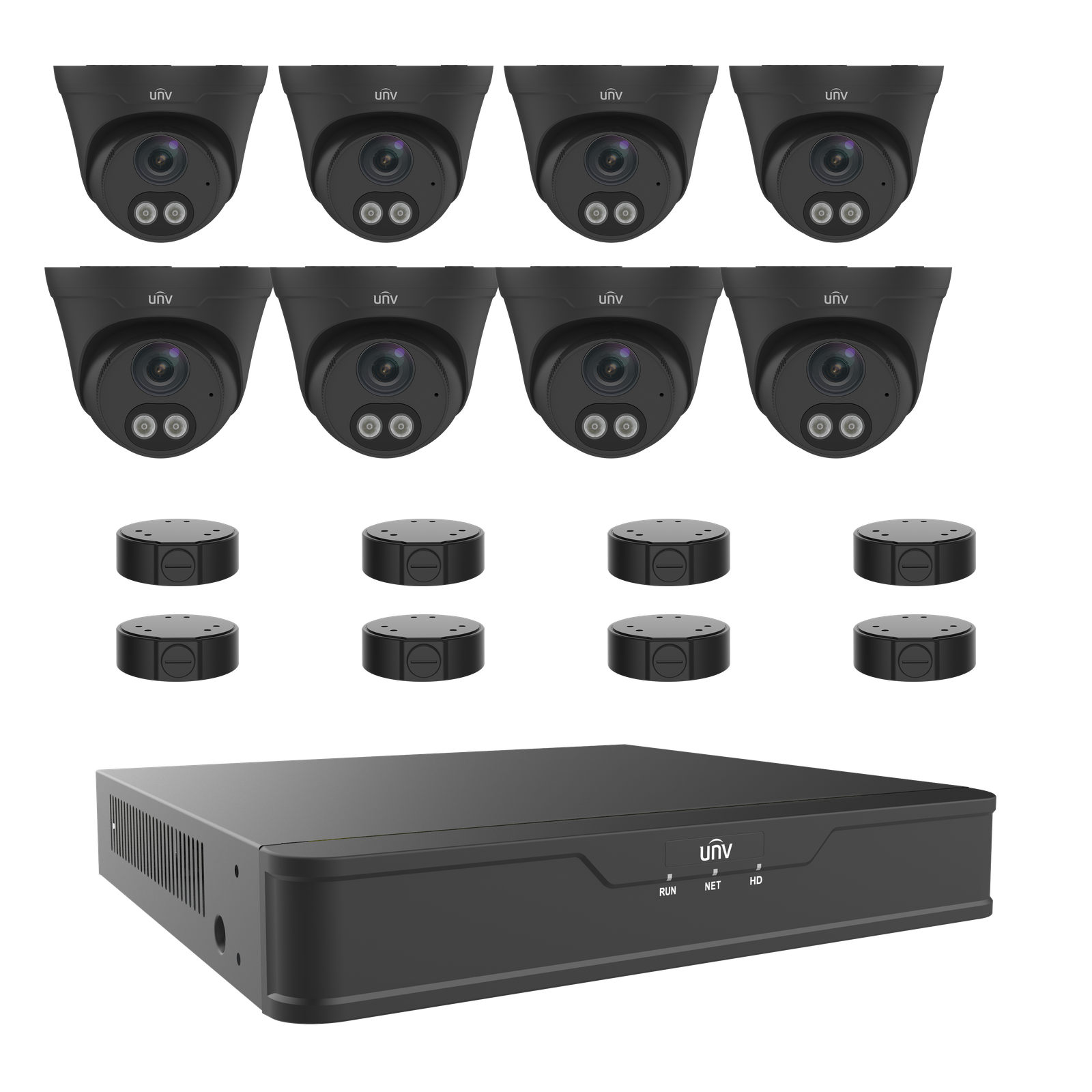 Easy IP 8MP 8 Camera Kit Black