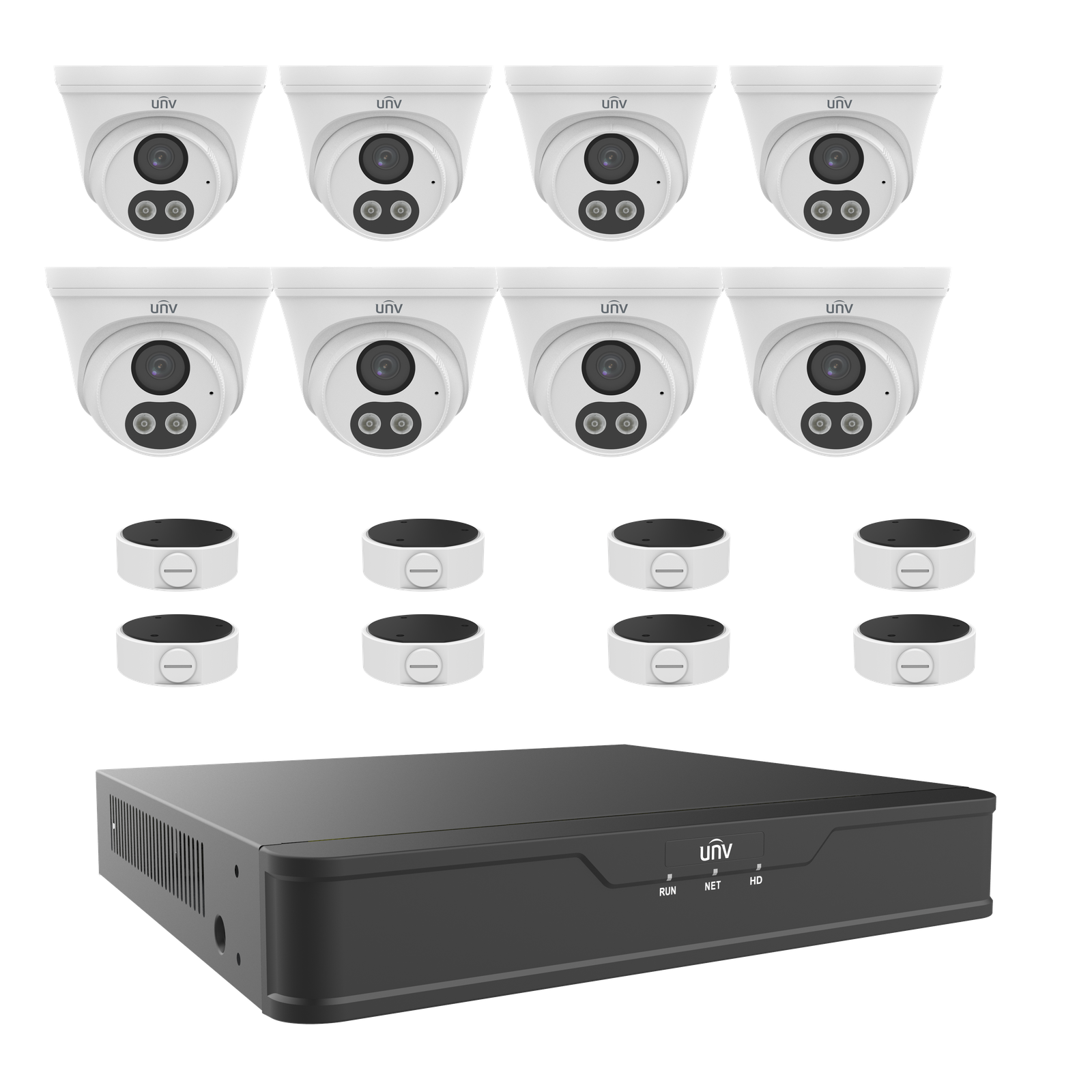 Easy IP 8MP 8 Camera Kit White